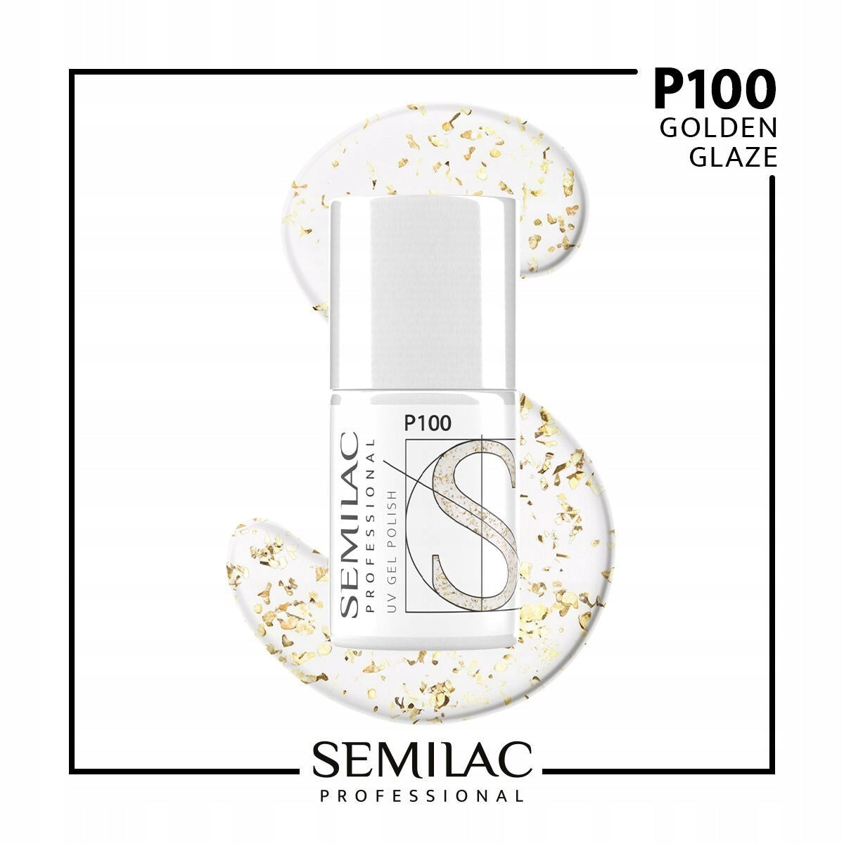 Semilac PROF.P100 Golden Glaze 7ml