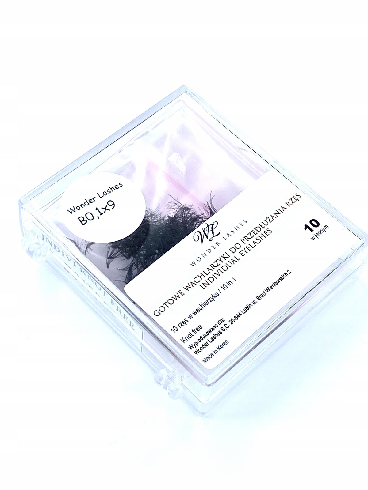 W. Wachlarzyki Rzęsy Volume 10D B 0,1 DŁ.9