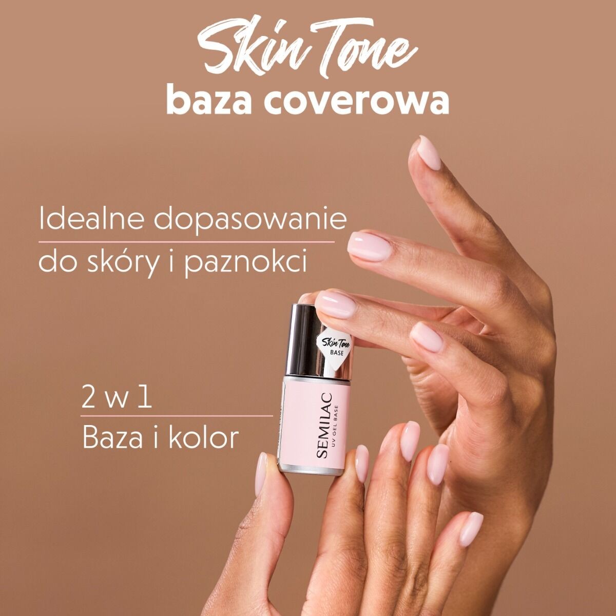 Semilac Baza Cover Ecru 7 ml.