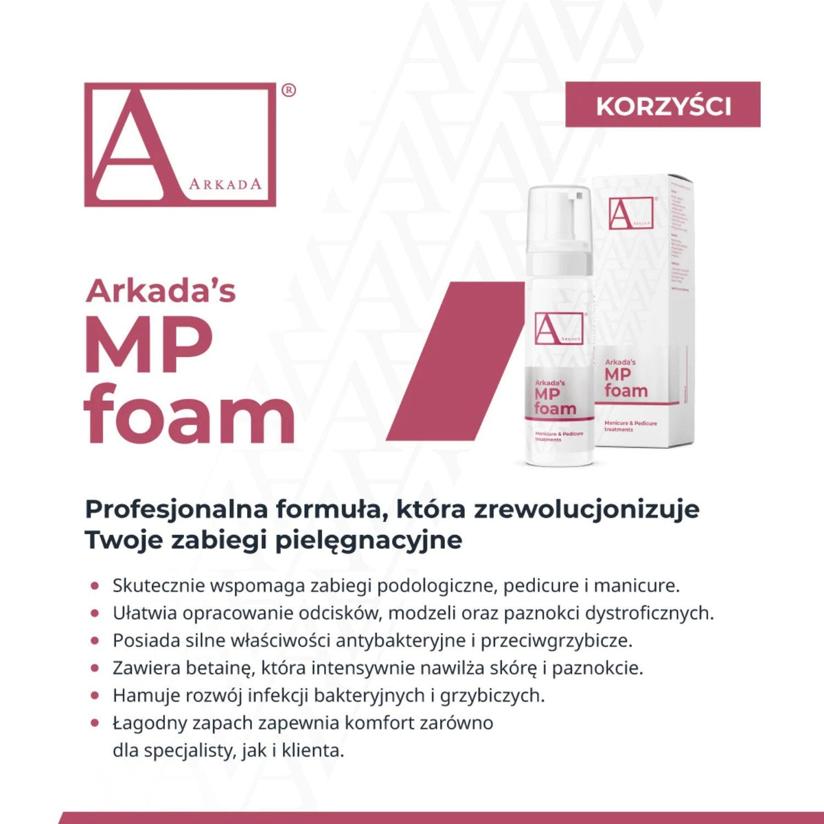 Arkada Mp Foam 150 ml. - daermes.com