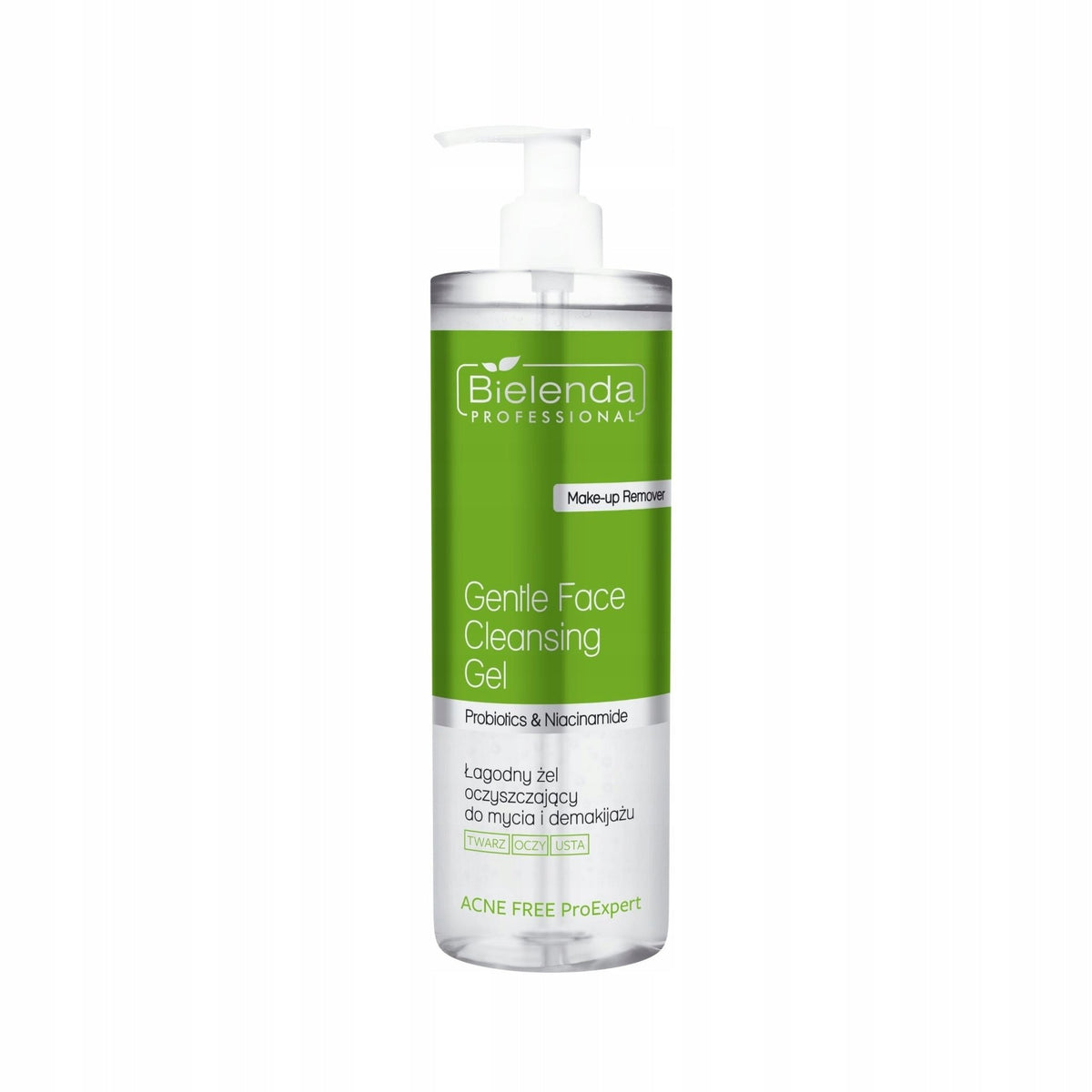 BIELENDA ACNE FREE ŁAGODNY ŻEL OCZYSZCZAJĄCY 500ML - daermes.com