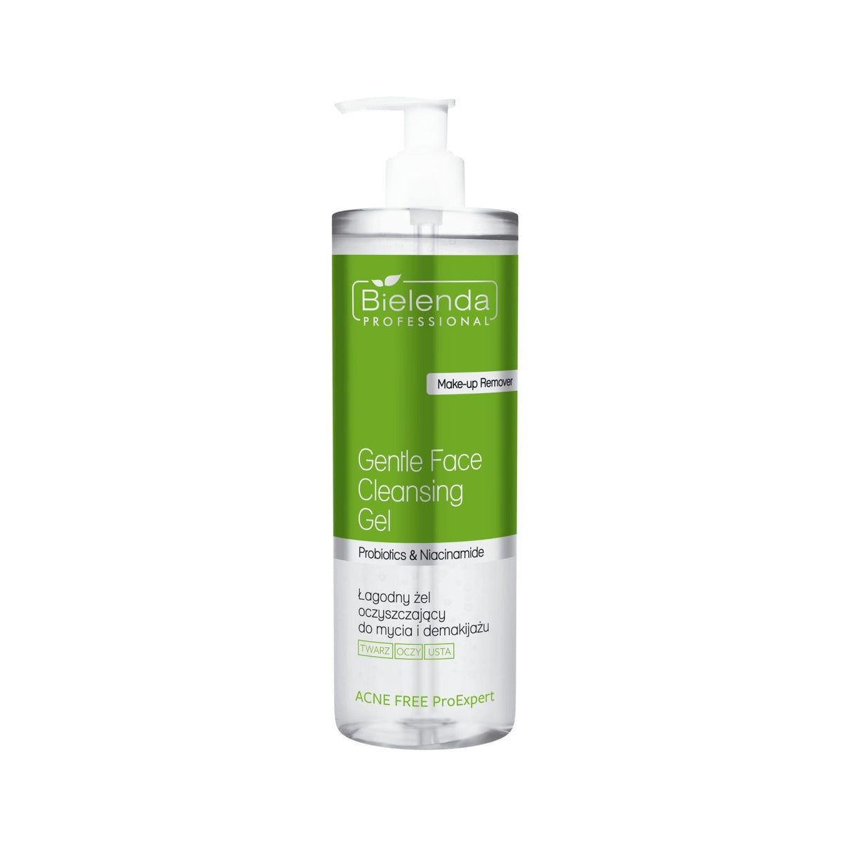 BIELENDA ACNE FREE ŁAGODNY ŻEL OCZYSZCZAJĄCY 500ML - daermes.com