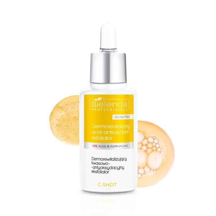 Bielenda C - Shot Dermorewitalizujący Kwasowo - Antyoksydacyjny Eksfoliator 10% 30 ml. - daermes.com