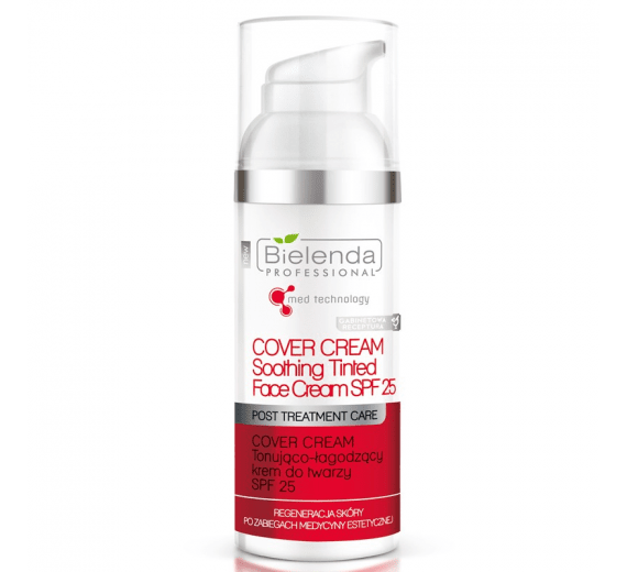 BIELENDA MED COVER KREM TONIZ - ŁAG. SPF 25 100ML. - daermes.com