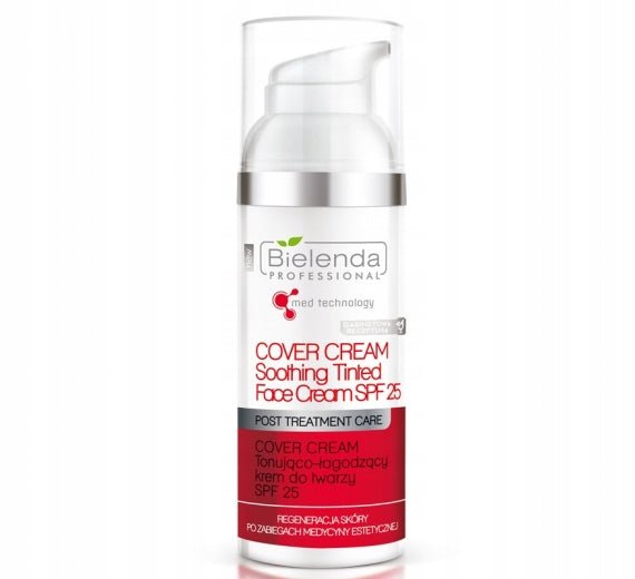 BIELENDA MED COVER KREM TONIZ - ŁAG. SPF 25 100ML. - daermes.com