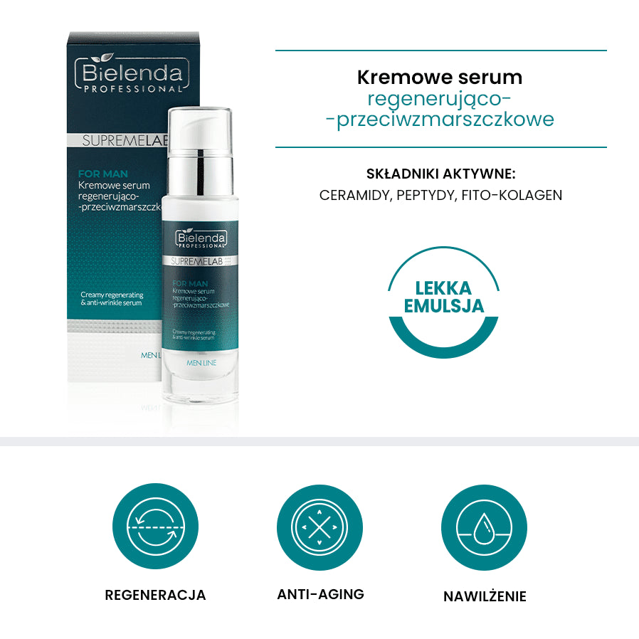Bielenda men line kremowe serum regen - p/zmars.30ml - daermes.com