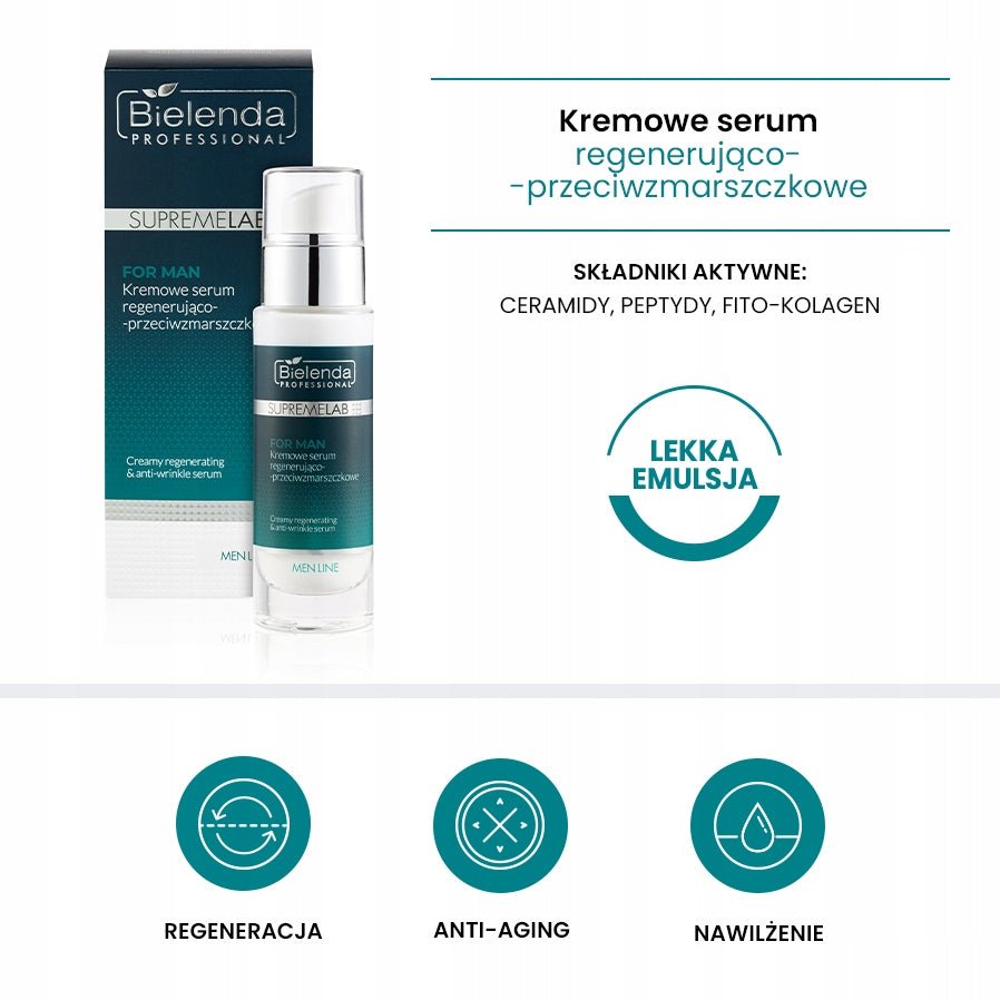 Bielenda men line kremowe serum regen - p/zmars.30ml - daermes.com