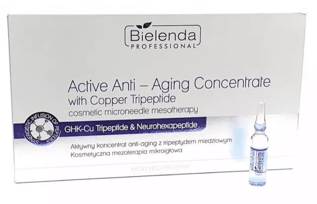 BIELENDA ZESTAW KONCENTRATÓW ANTIAGING Z TRIPEPTYTEM MIEDZIOWYM10X3ML. - daermes.com