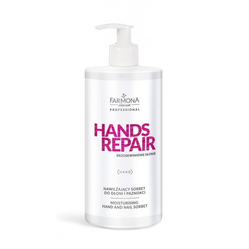 FARMONA HANDS REPAIR NAWILŻAJĄCY SORBET DŁ.500ML. - daermes.com