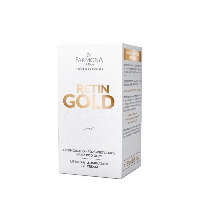 FARMONA RETIN GOLD KREM POD OCZY LIFT. - ROZŚ.50ML. - daermes.com
