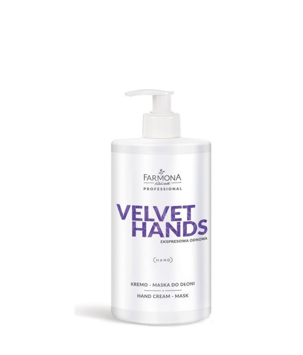 FARMONA VELVET HANDS KREMO - MASKA DO DŁONI 500ML. - daermes.com