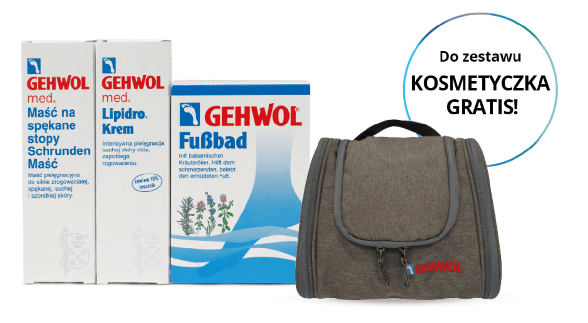 Gehwol Zestaw Do Pielęgnacji Stóp + Kosmetyczka - daermes.com