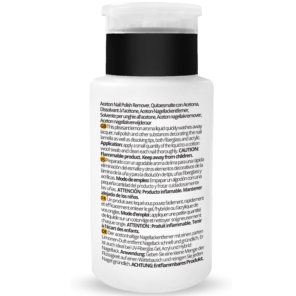 La Rosa Aceton Pump190 ml. - daermes.com