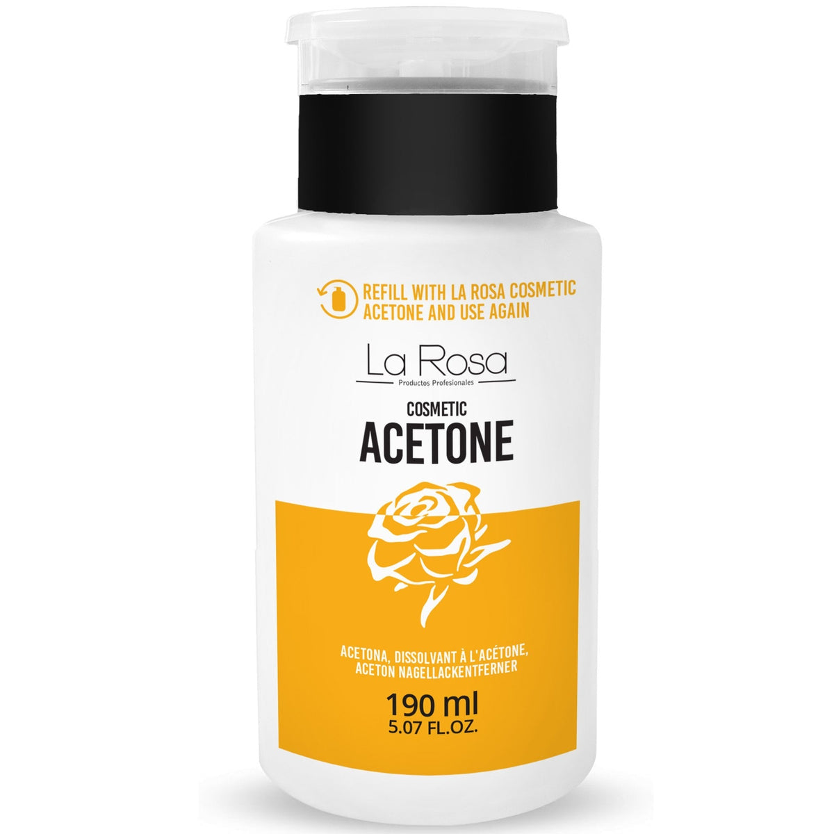 La Rosa Aceton Pump190 ml. - daermes.com