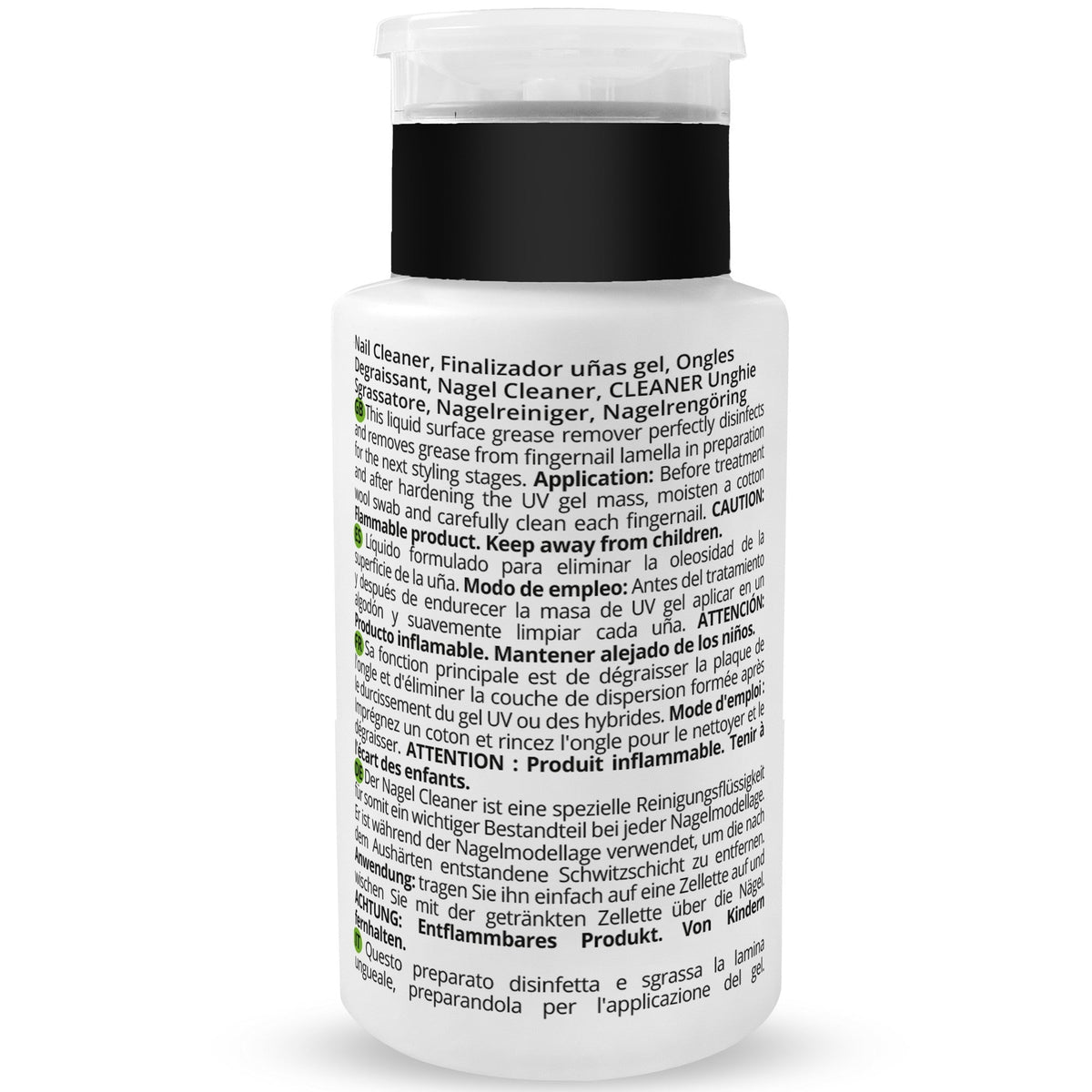 La Rosa Cleaner Nail Cleanser Whit Pump 190 ml. - daermes.com