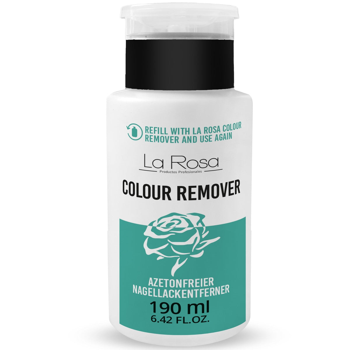 La Rosa Colour Remover LiQuid Pump 190 ml. - daermes.com