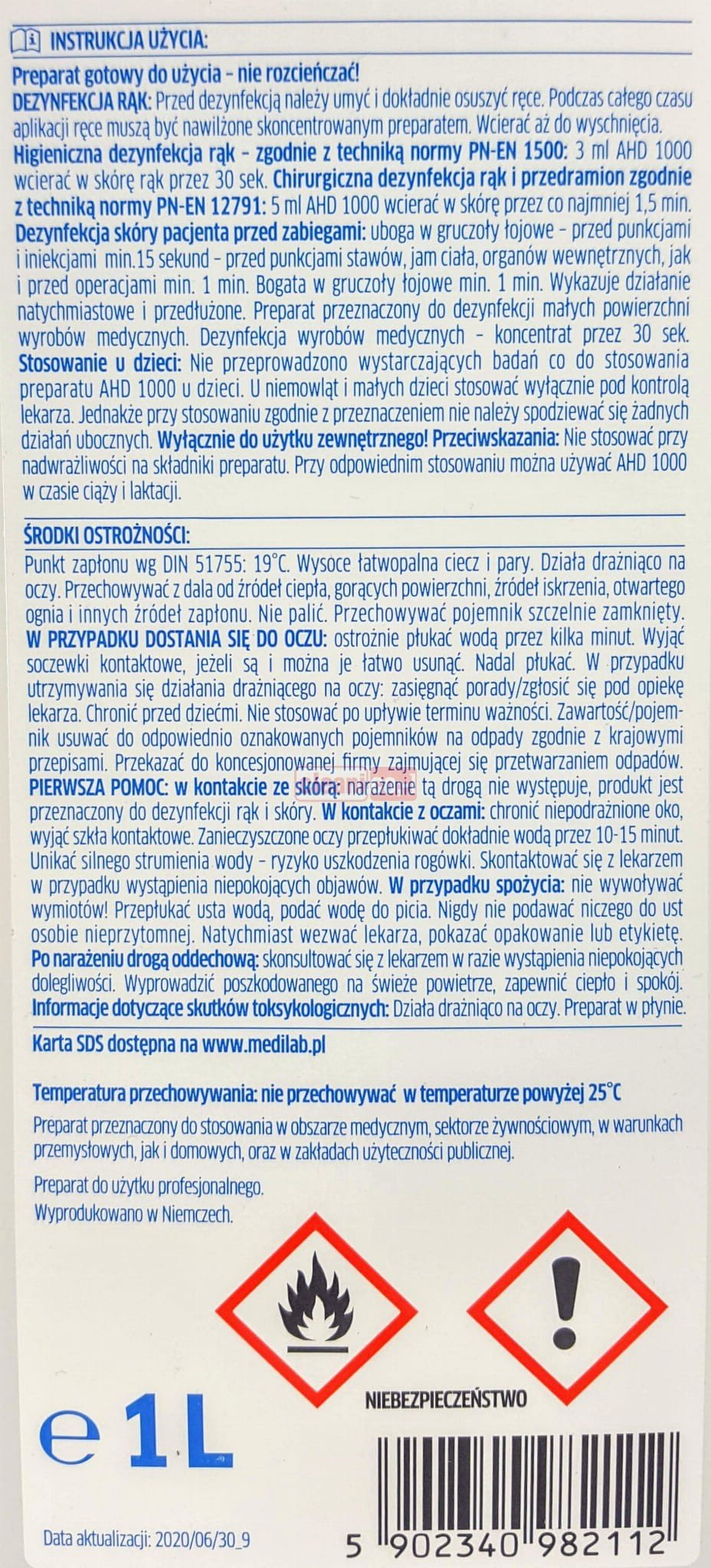MEDILAB AHD1000 1L. - daermes.com