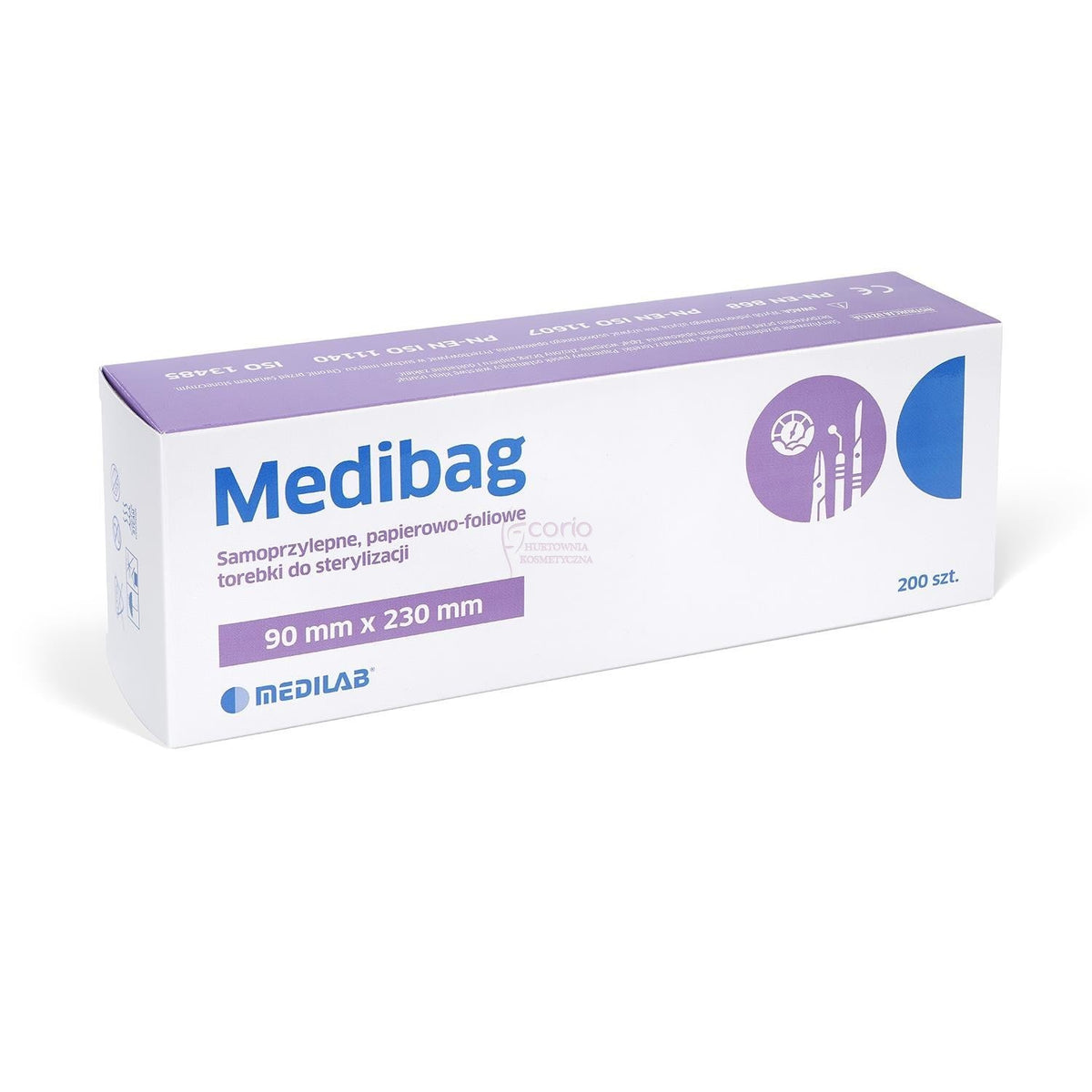 MEDILAB TOREBKI FOL - PAP 90X230 200SZT. MEDIBAG PR - daermes.com