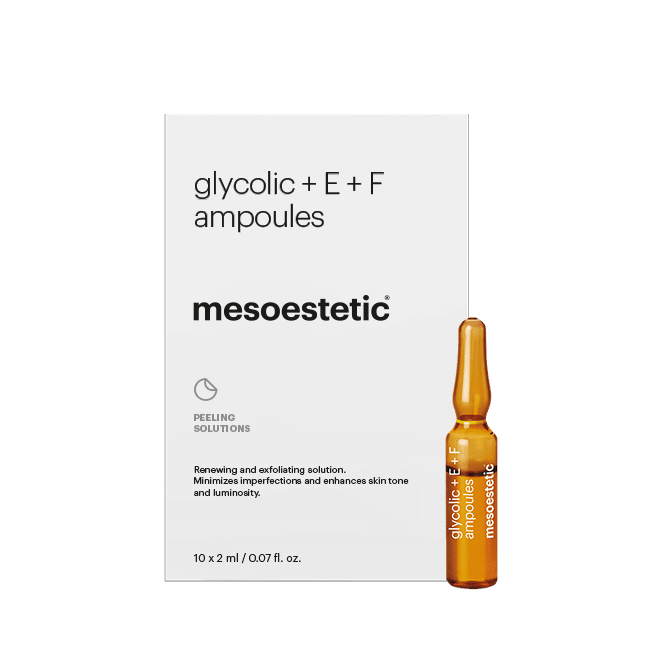 MESOESTETIC AMPUŁKI GLICOLIC+E+F 10X2ML - daermes.com