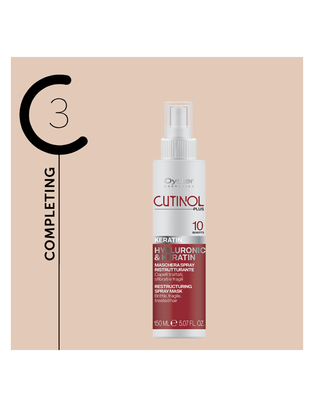 Oyster Cutinol Plus Keratin & Hyaluron Spray 150 ml. - daermes.com