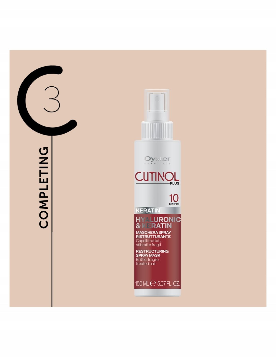 Oyster Cutinol Plus Keratin & Hyaluron Spray 150 ml. - daermes.com
