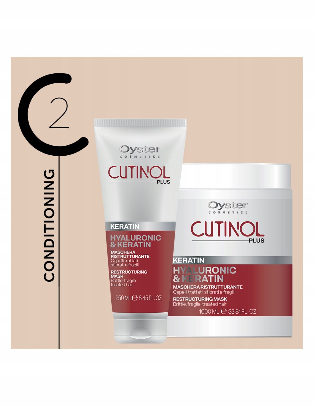 Oyster Cutinol Plus Keratin & Hyaluron Spray 150 ml. - daermes.com