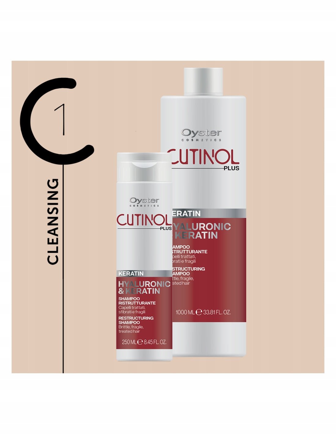 Oyster Cutinol Plus Keratin & Hyaluron Spray 150 ml. - daermes.com