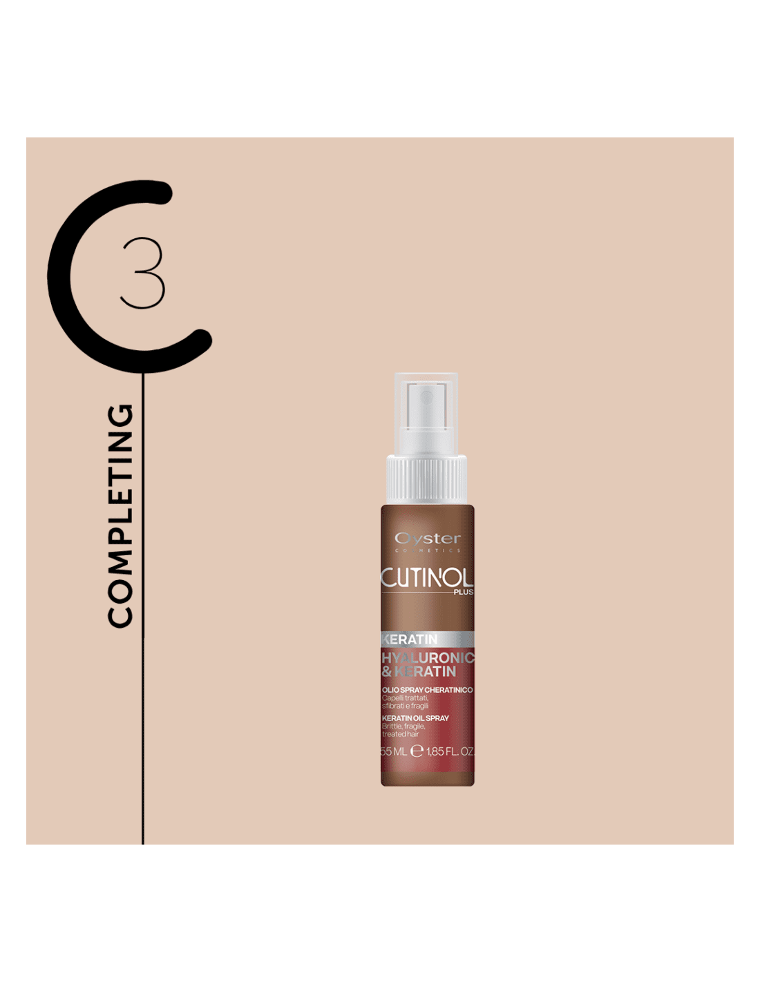 Oyster Cutinol Plus Keratin & Hyaluron Spray 150 ml. - daermes.com