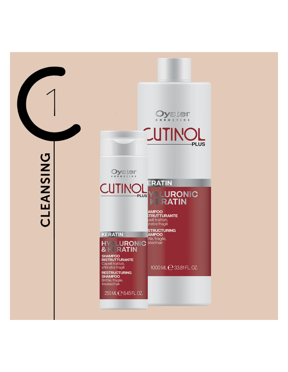Oyster Cutinol Plus Keratin & Hyaluron Spray 150 ml. - daermes.com
