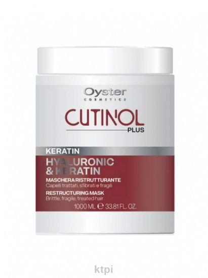 OYSTER CUTINOL PLUS KERATIN&HYALUR. MASKA 1000ML - daermes.com