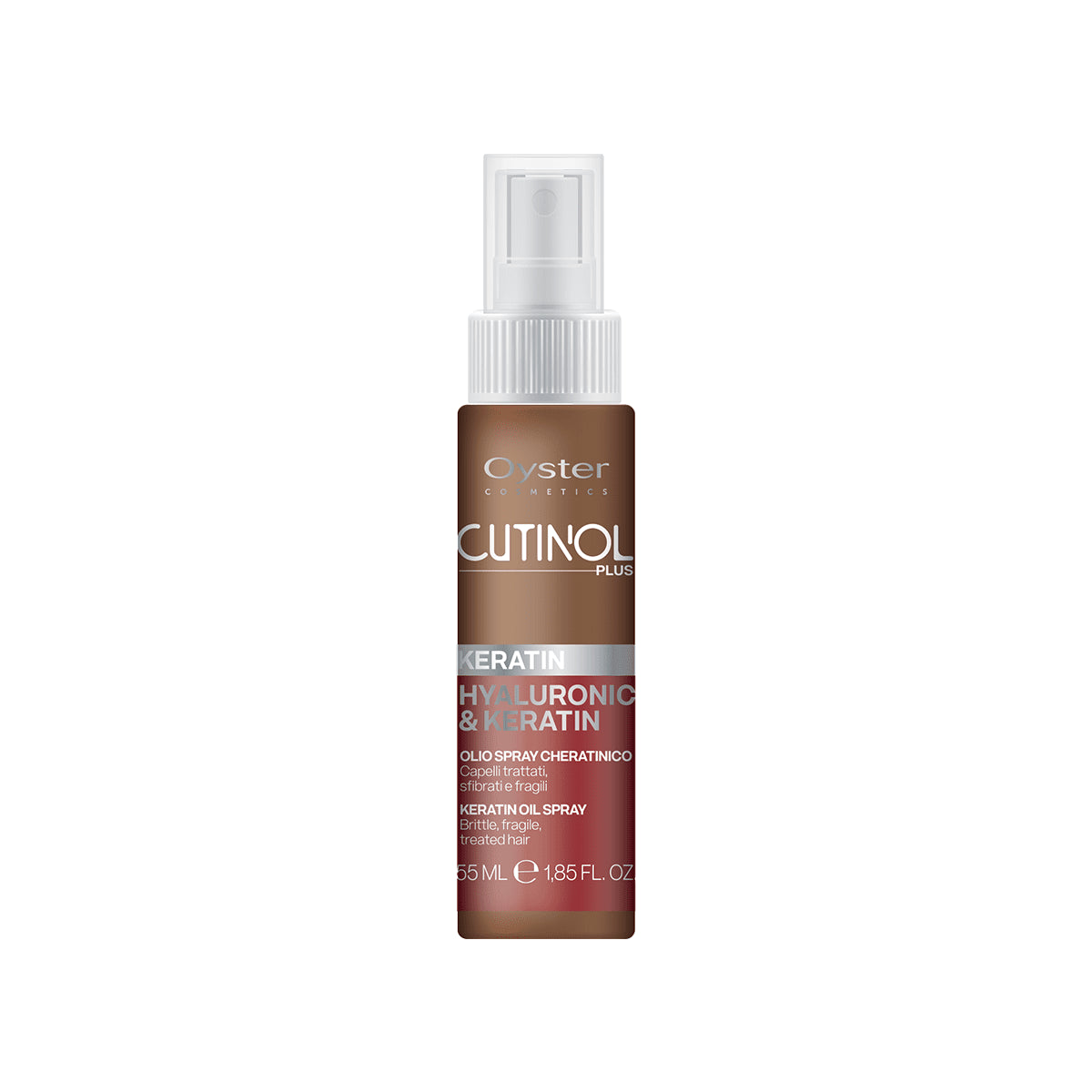 OYSTER CUTINOL PLUS KERATIN&HYALUR. SPRAY OIL 55ML - daermes.com