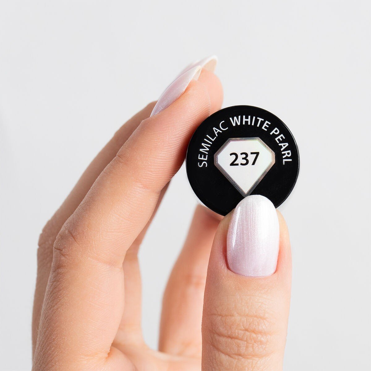Semilac 237 White Pearl 7 ml. - daermes.com