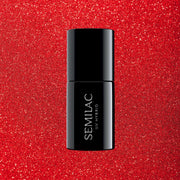 SEMILAC 346 CHIC RED GLITER 7ML - daermes.com