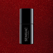 SEMILAC 347 PRETTY RED GLITER 7ML - daermes.com