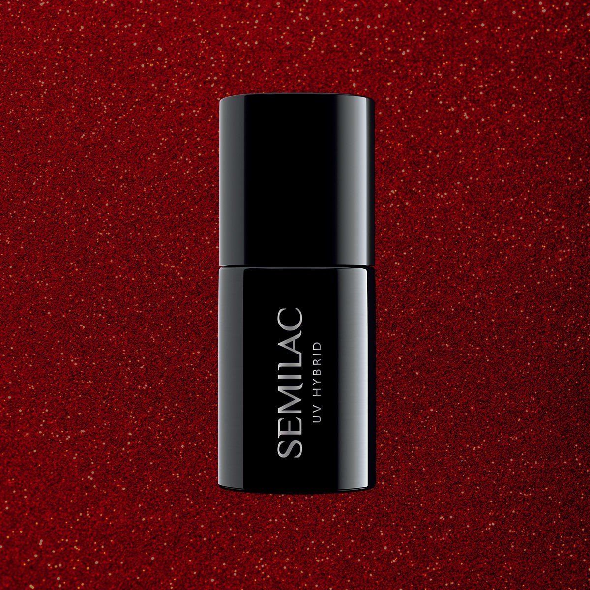 SEMILAC 347 PRETTY RED GLITER 7ML - daermes.com