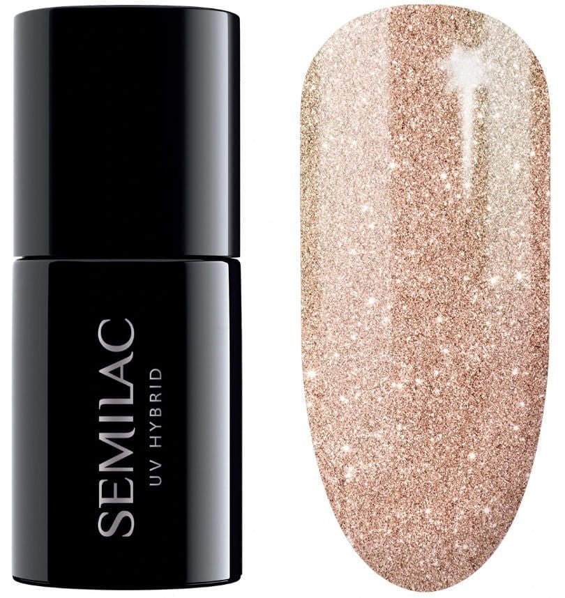 SEMILAC 349 DELICATE VANILLA GLITER 7ML - daermes.com