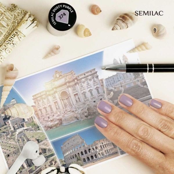 SEMILAC 374 DUSTY PURPLE 7 ML - daermes.com