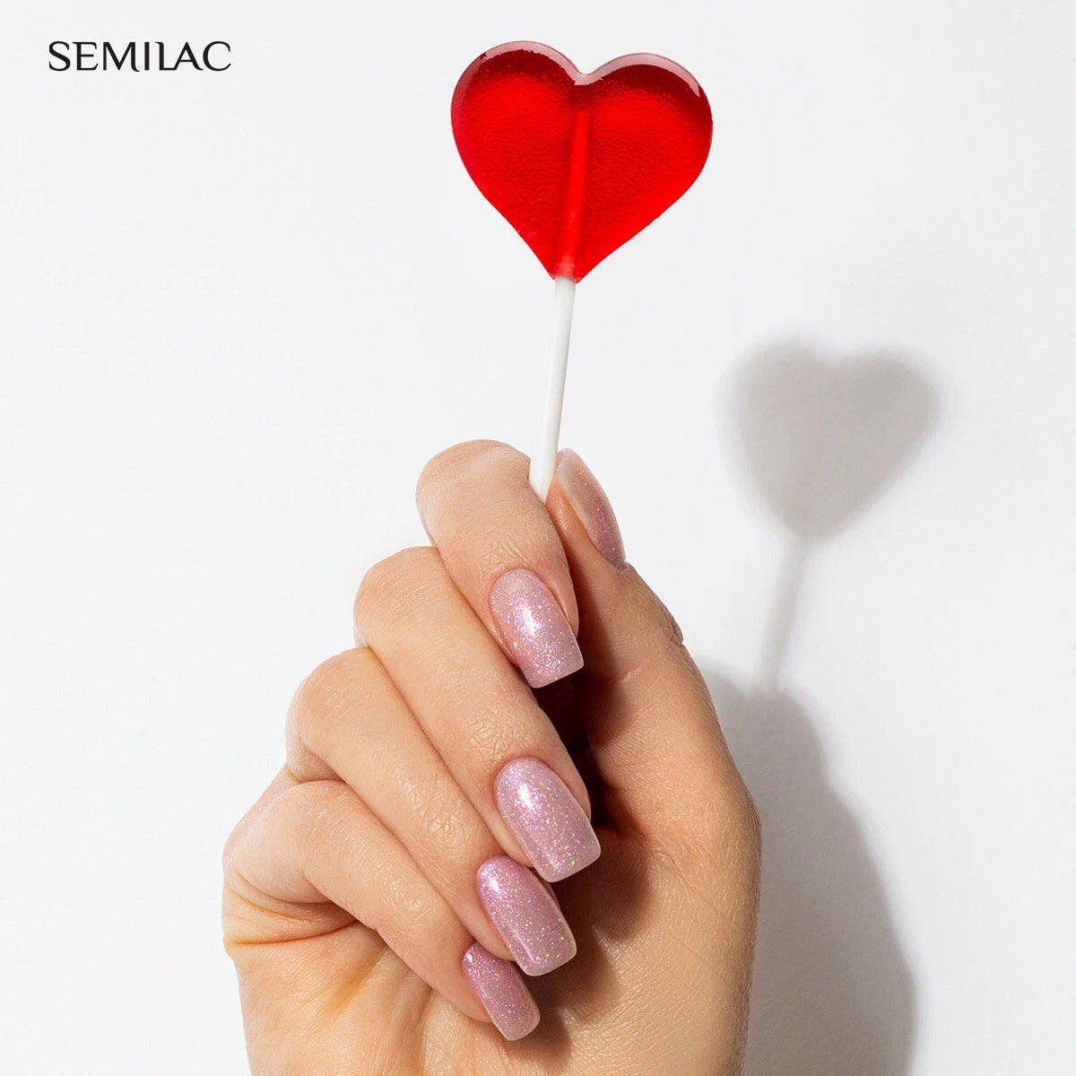 SEMILAC 390 LAKIER HYBRYDOWY SPARK OF LOVE 7 ML - daermes.com
