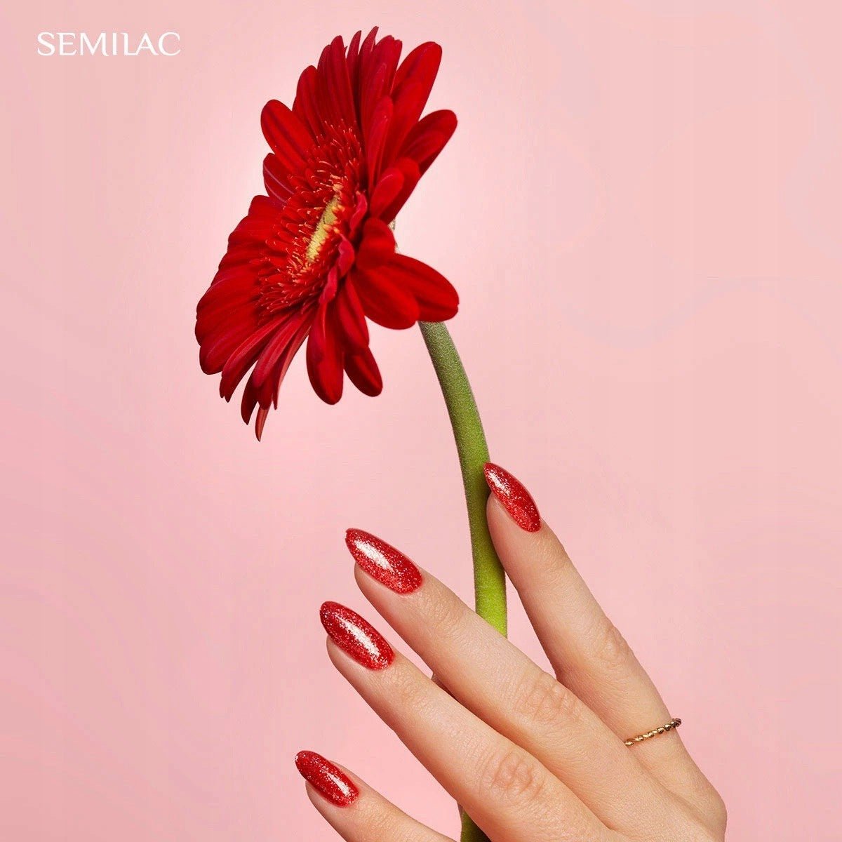 SEMILAC 392 LAKIER HYBRYDOWY RED HEARTBREAKER 7ML. - daermes.com
