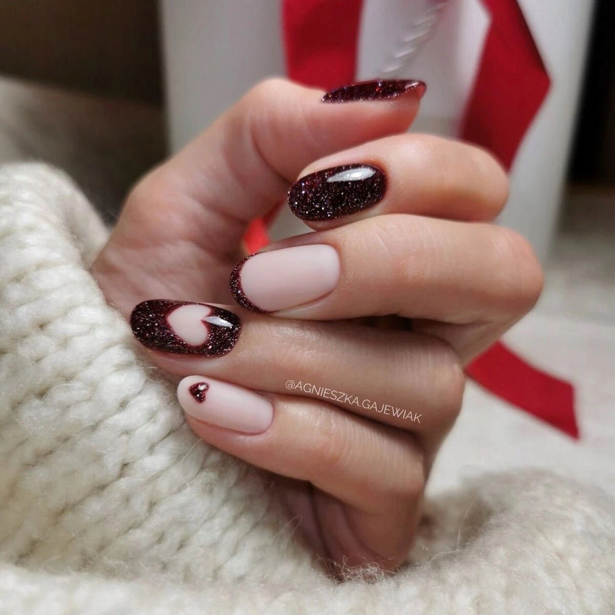 SEMILAC 393 LAKIER H SPARKLING BLACK CHERRY 7ML. - daermes.com