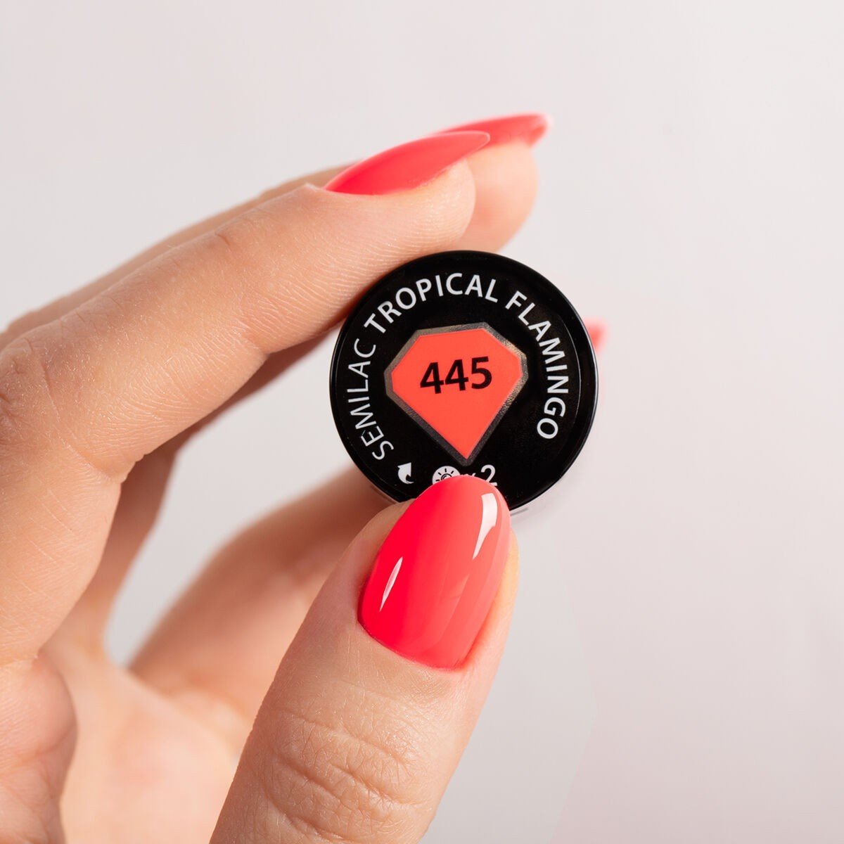 Semilac 445 Tropical Flamingo 7 ml. - daermes.com