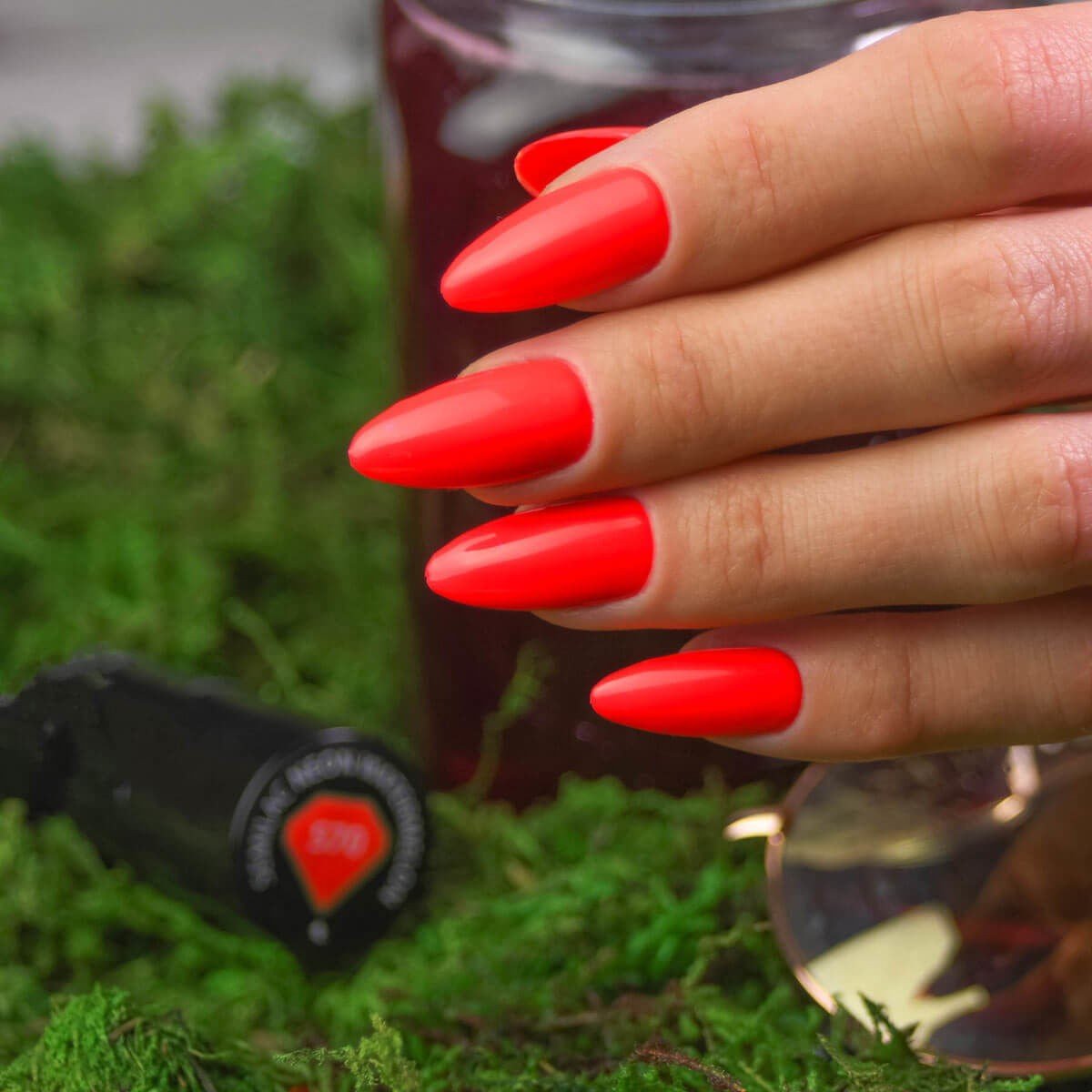 SEMILAC 570 LAKIER HYBRYDOWY NEON WATERMELON 7 ML - daermes.com