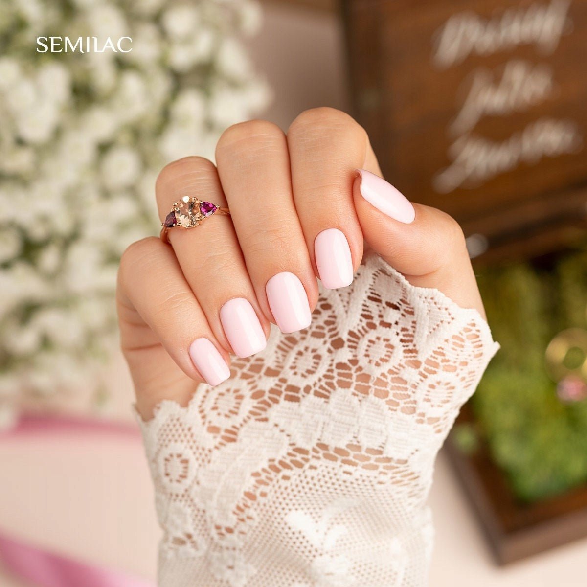 SEMILAC 572 LAKIER HYBRYDOWY BRIDE LIKE ME 7 ML - daermes.com