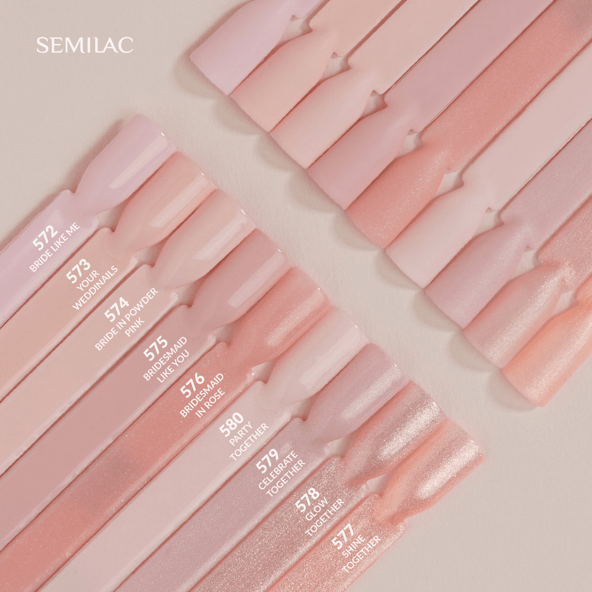 SEMILAC 572 LAKIER HYBRYDOWY BRIDE LIKE ME 7 ML - daermes.com