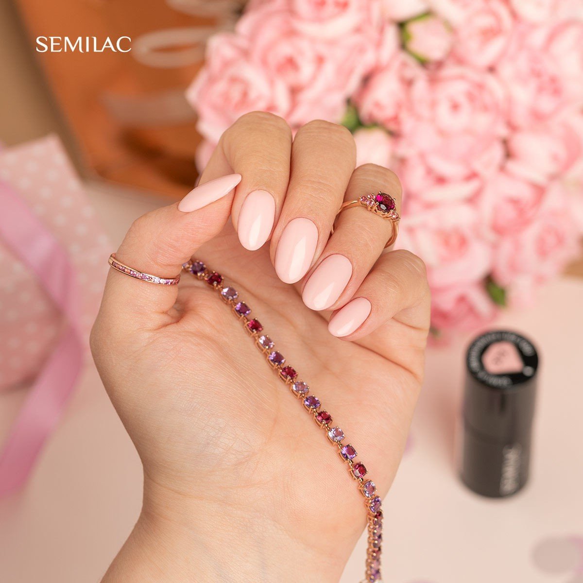 SEMILAC 575 LAKIER HYBRYDOWY BIDESMAID LIKE YOU - daermes.com