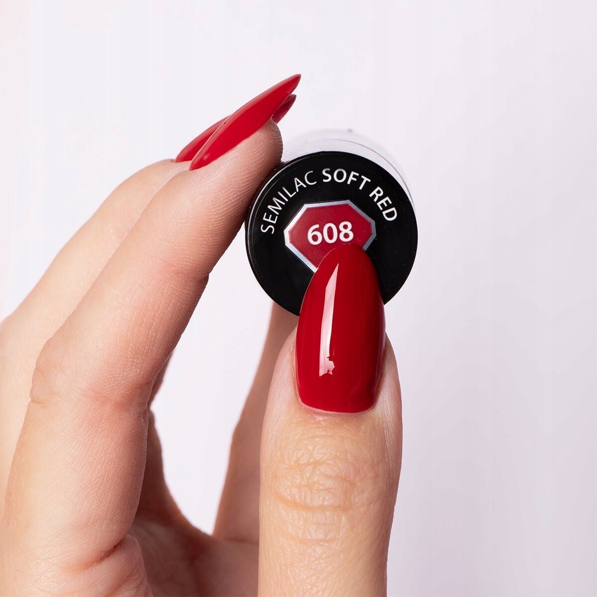 Semilac 608 Soft Red 7 ml. - daermes.com