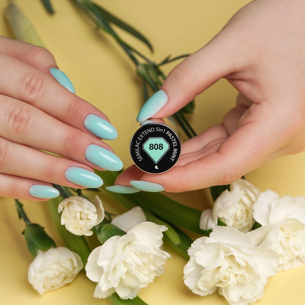 SEMILAC 808 EXTEND 5in1 PASTEL MINT 7 ML - daermes.com