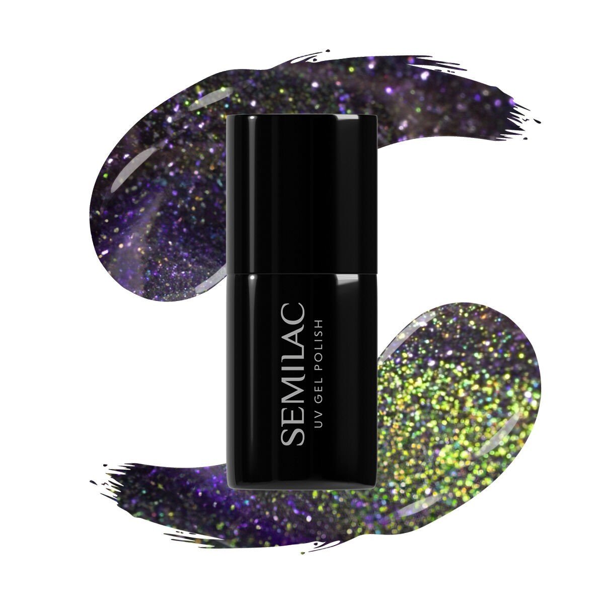 SEMILAC 825 GEL POLISH CYBER VIOLET 7 ML - daermes.com