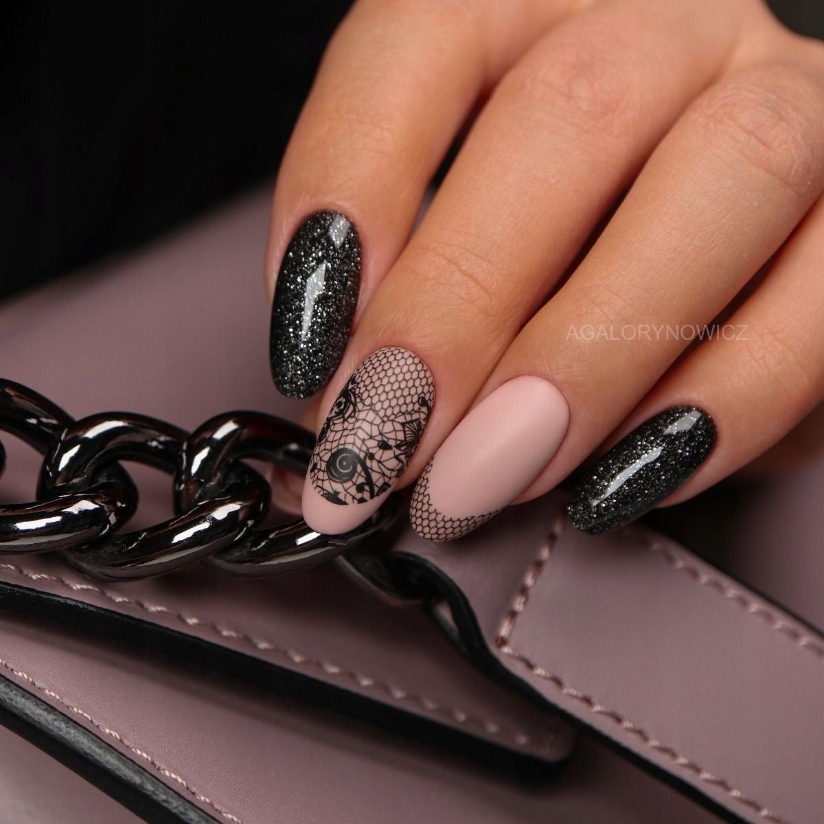 SEMILAC FOLIA TRANSFEROWA 06 BLACK LACE - daermes.com