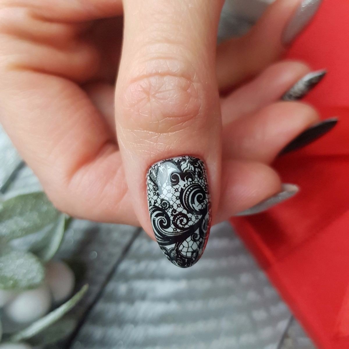 SEMILAC FOLIA TRANSFEROWA 06 BLACK LACE - daermes.com
